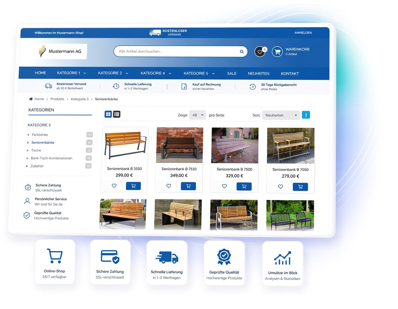 Handel und E-Commerce mit emediaone