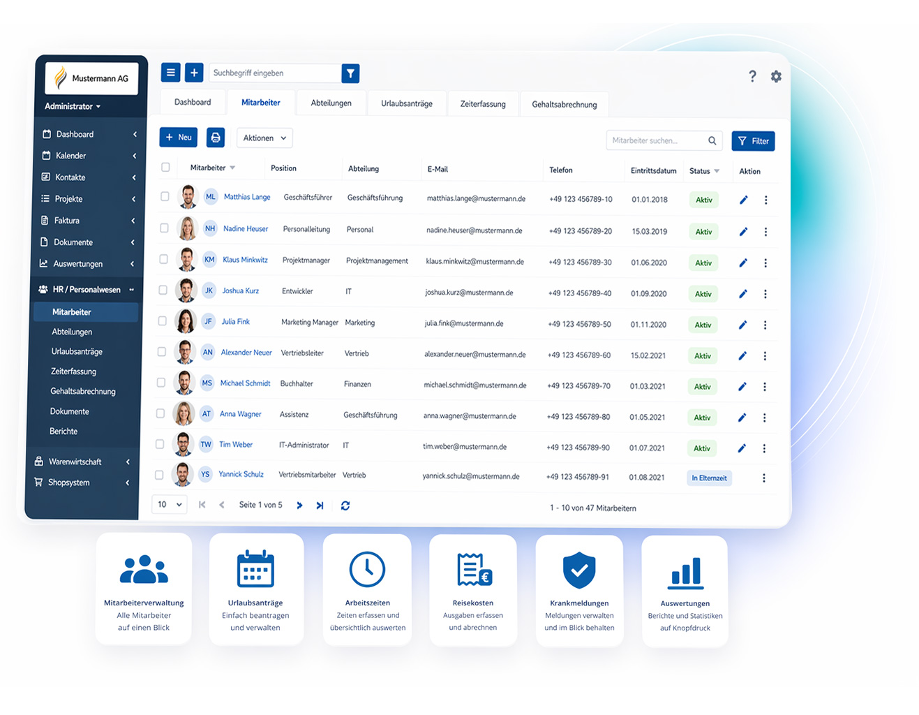 HR und Personalwesen mit emediaone