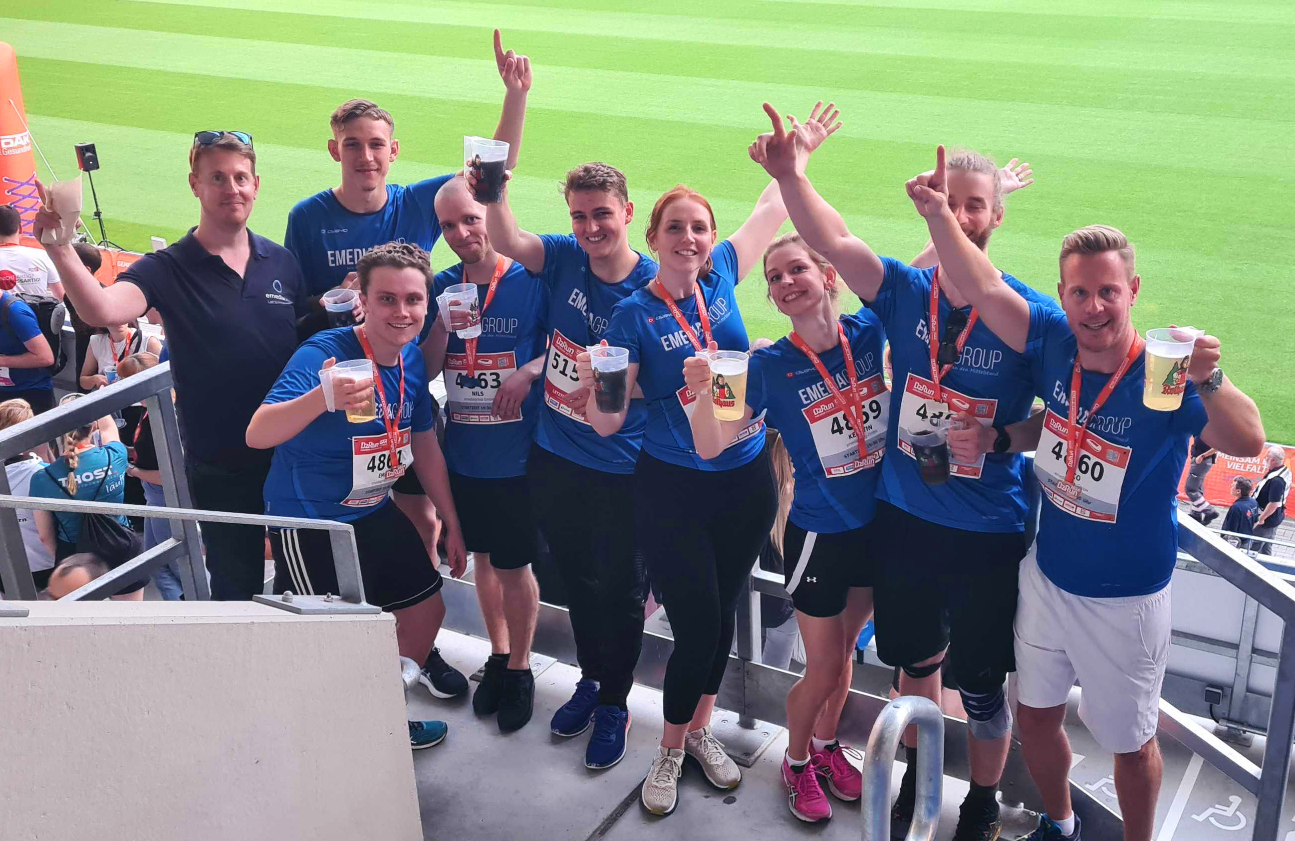 emediaone Team bei einem gemeinsamen Teamevent